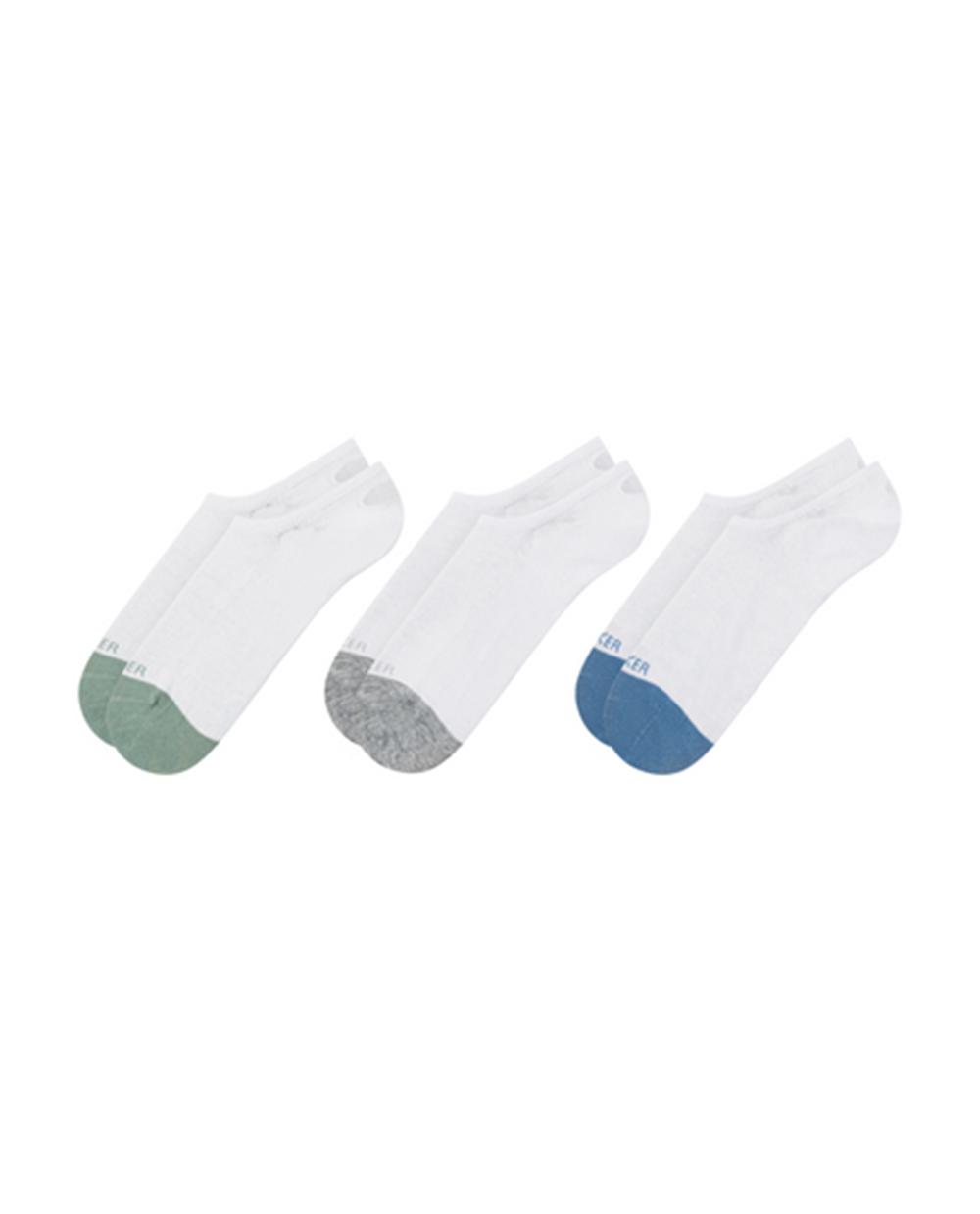 Men Ted Baker 3 Pack Branded Liner Trainer Socks White | Egypt  WMZCG-5963