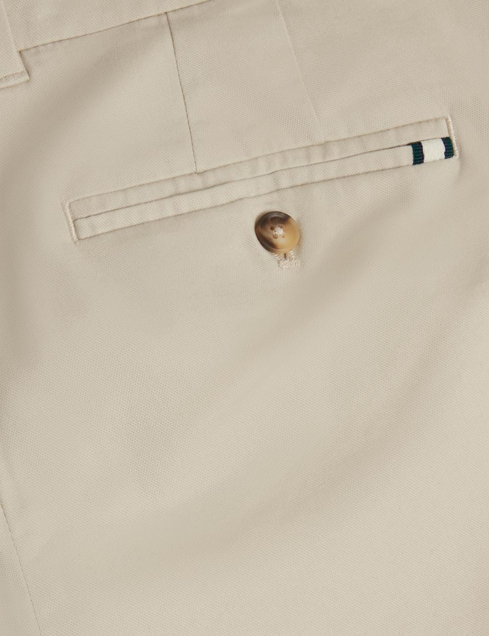 Men Ted Baker BATFORD - Slim Fit Cotton Blend Chinos Trousers Tan | Egypt  YBJQS-2485
