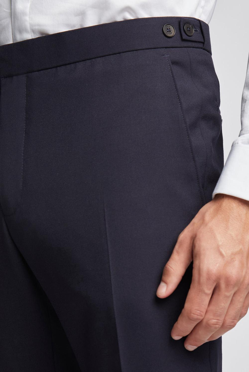 Men Ted Baker BREENTS - Slim Fit Navy Tuxedo Trousers Navy | Egypt  MNKTL-5239