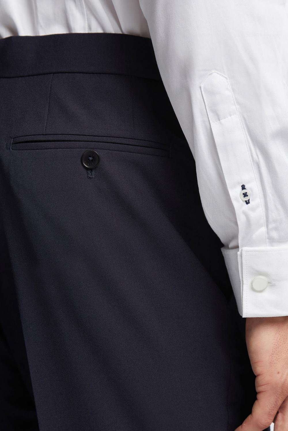 Men Ted Baker BREENTS - Slim Fit Navy Tuxedo Trousers Navy | Egypt  MNKTL-5239