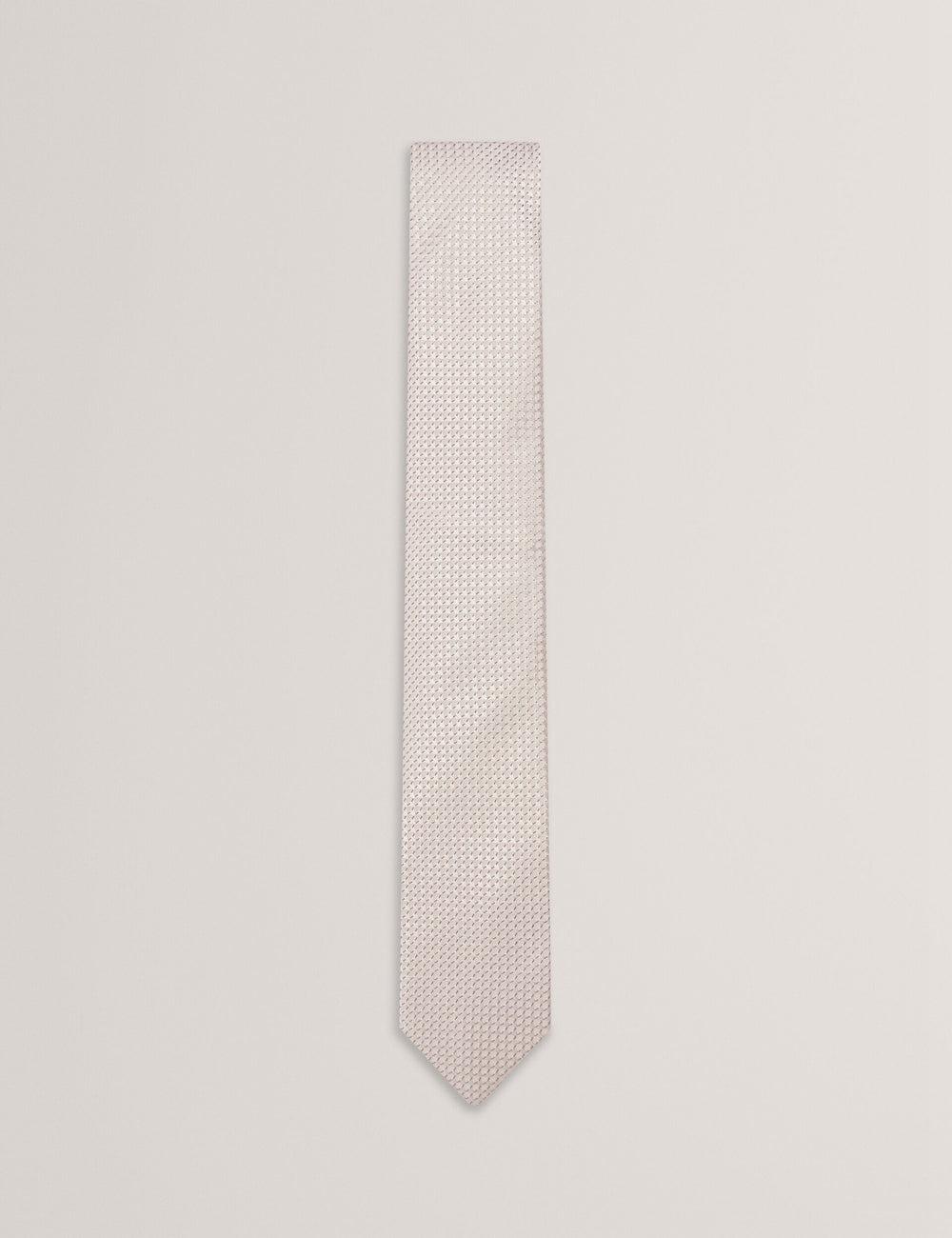 Men Ted Baker CANEDON - Textured Tonal Weave Silk Ties Stone | Egypt  ECRUI-6219