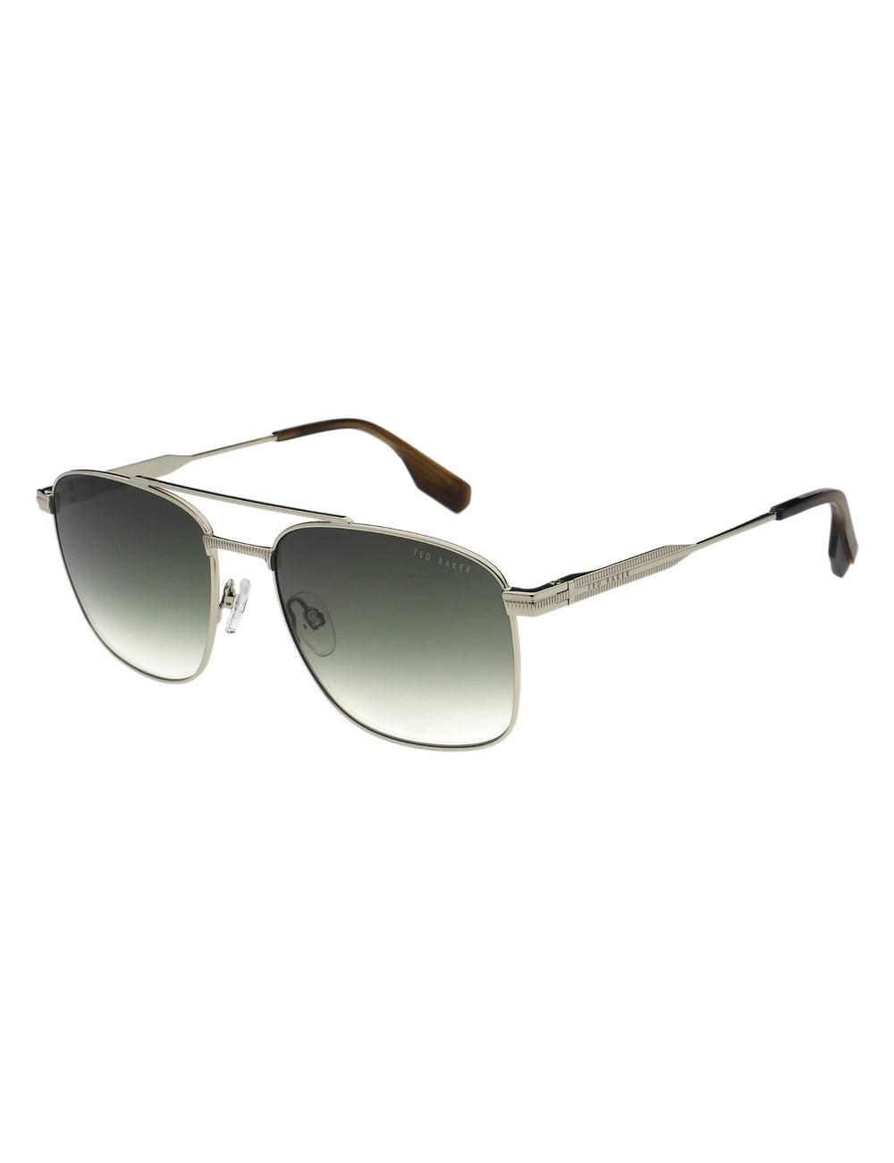 Men Ted Baker CHASE - Metal Frame Navigator Sunglasses Silver | Egypt  AUROC-9140