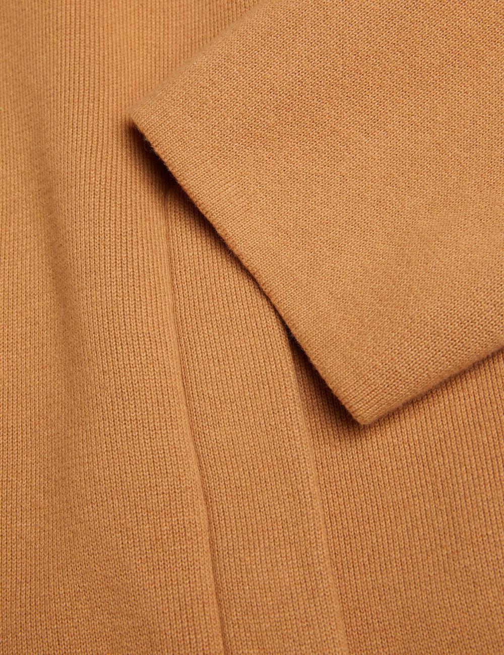 Men Ted Baker FREDER - Knitted Cotton Blend Overshirts Brown | Egypt  YRZBM-5834