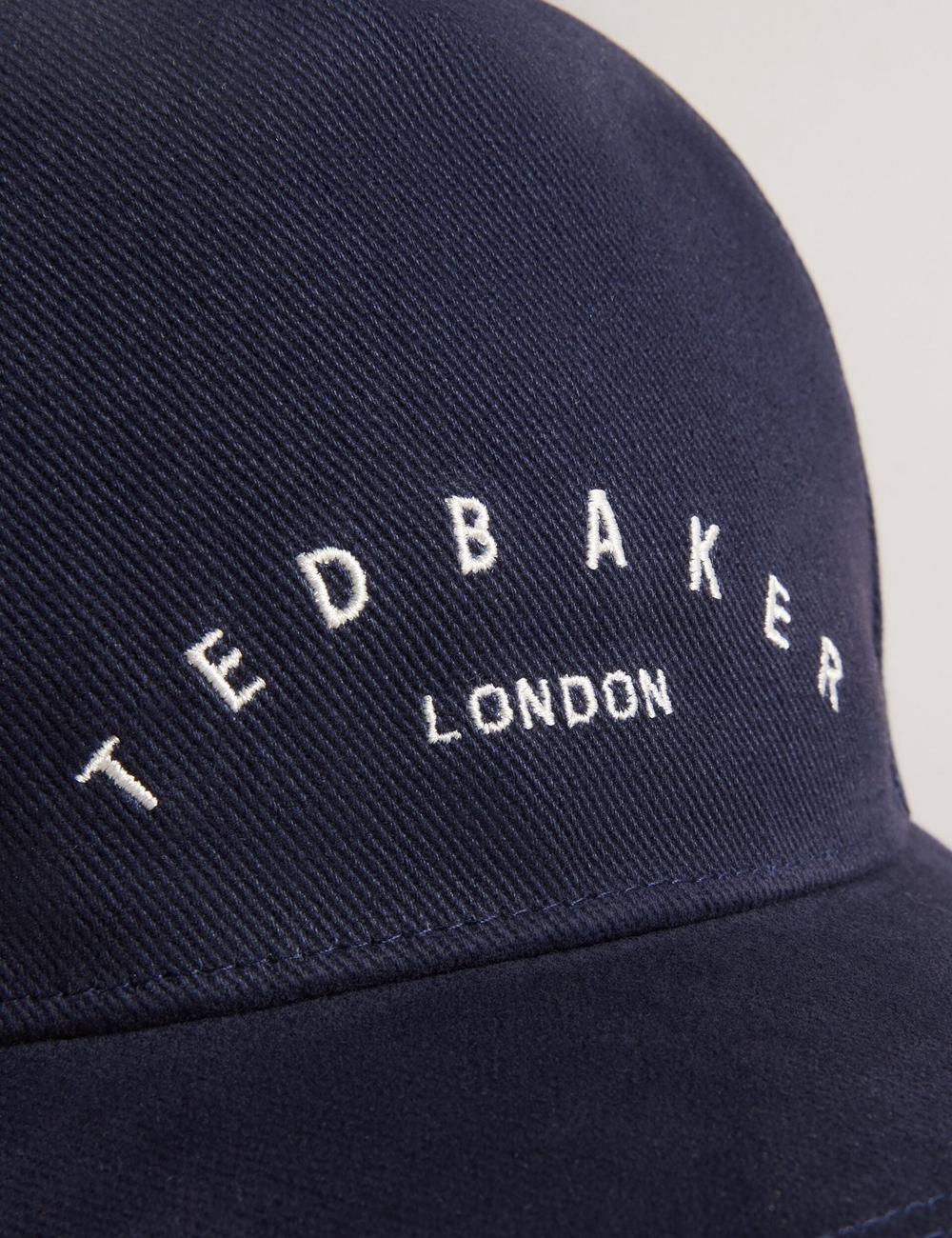 Men Ted Baker FRREDDI - Embroidered Logo Canvas Baseball Caps Navy | Egypt  HGLAI-2143