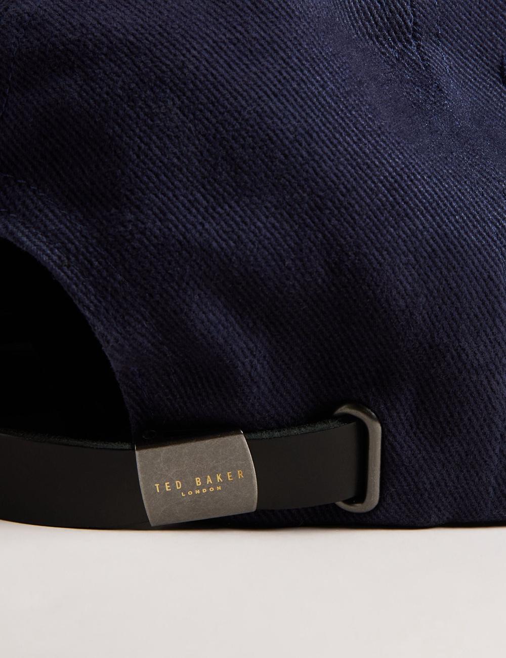 Men Ted Baker FRREDDI - Embroidered Logo Canvas Baseball Caps Navy | Egypt  HGLAI-2143