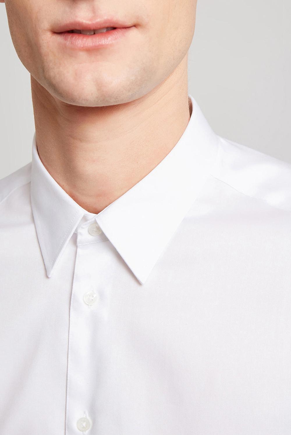 Men Ted Baker HOLMER - Regular Fit White Long Sleeve Formal Shirts White | Egypt  TFWRU-0536