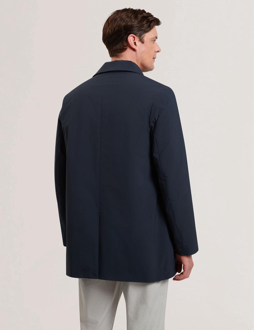 Men Ted Baker HUMMELS - Lightweight Short City Mac Jackets Navy | Egypt  VDJSM-4360