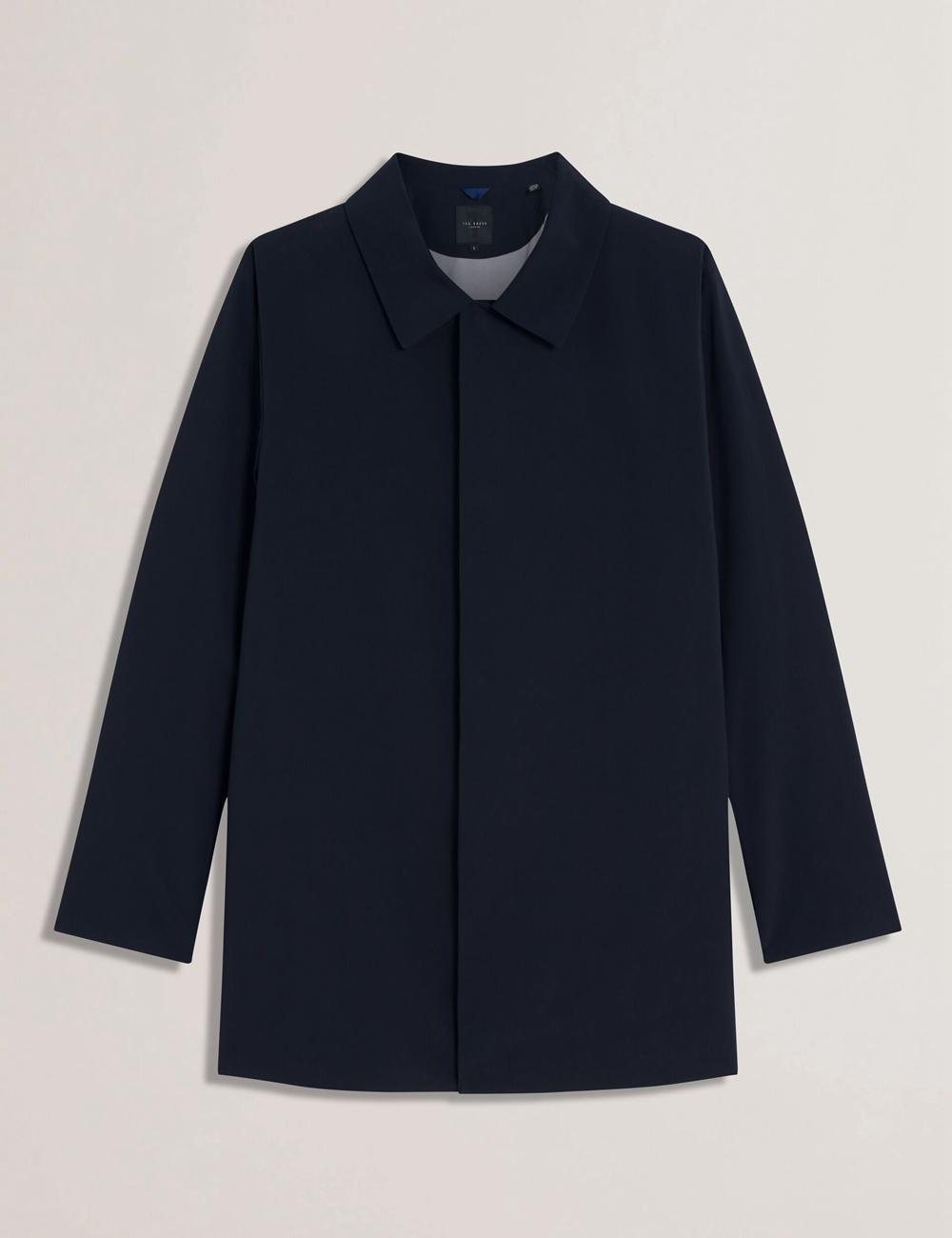Men Ted Baker HUMMELS - Lightweight Short City Mac Jackets Navy | Egypt  VDJSM-4360