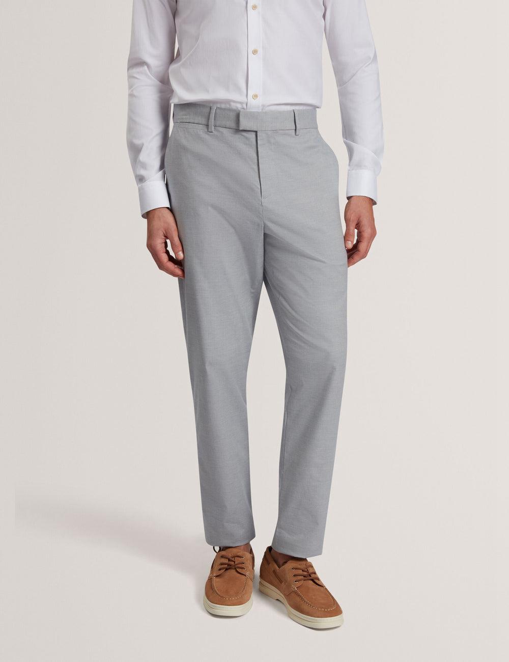 Men Ted Baker JACKUS - Regular Fit Cotton Blend Chino Trousers Navy | Egypt  TWSGY-9713