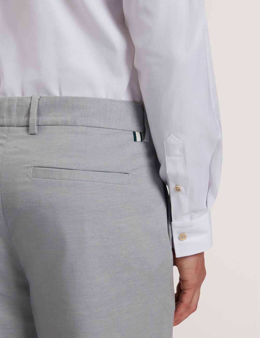 Men Ted Baker JACKUS - Regular Fit Cotton Blend Chino Trousers Navy | Egypt  TWSGY-9713