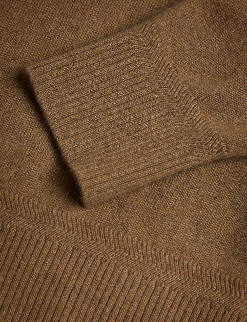 Men Ted Baker KAROLT - Cashmere Knit Long Sleeve Top Jumpers Dk-Brown | Egypt  PJUVH-0148