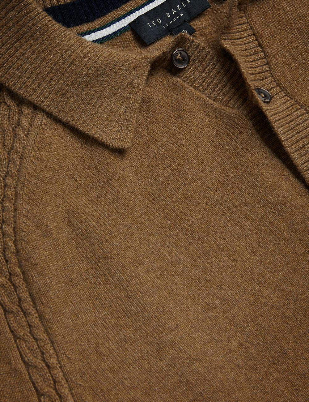 Men Ted Baker KAROLT - Cashmere Knit Long Sleeve Top Jumpers Dk-Brown | Egypt  PJUVH-0148