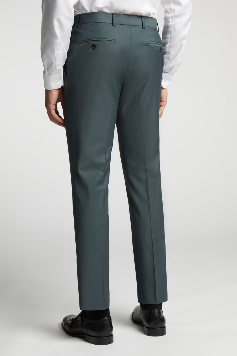 Men Ted Baker LUNANTS - Wool Blend Slim Suit Trousers Green | Egypt  QWBSA-7025