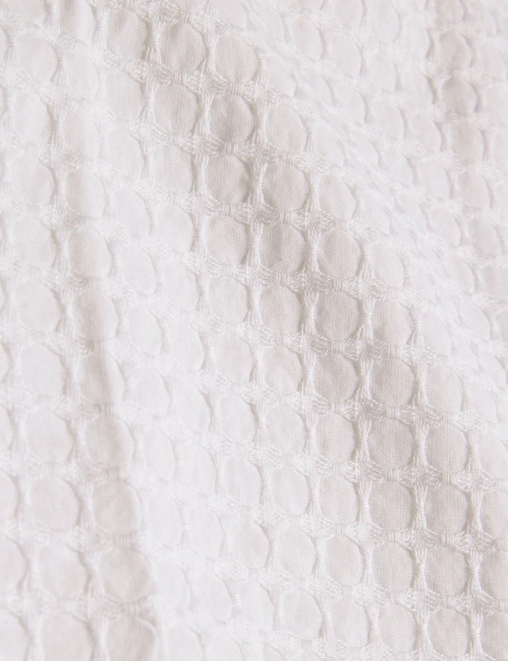 Men Ted Baker OISE - Textured Grid Cotton Short Sleeve Casual Shirts White | Egypt  HRWQF-1783