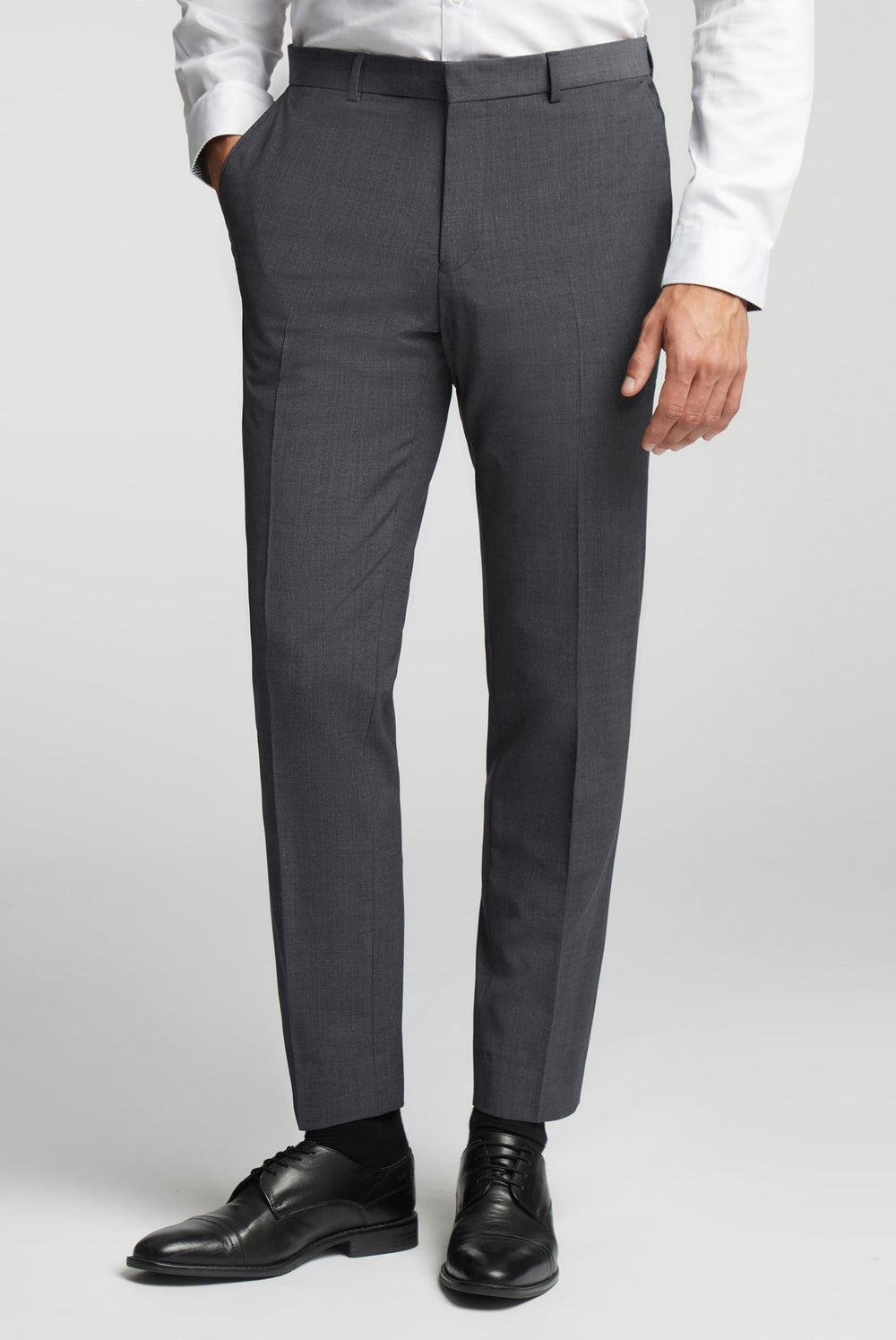 Men Ted Baker PANAMA - Wool Blend Slim Fit Suit Trousers Charcoal | Egypt  EBVTR-3491