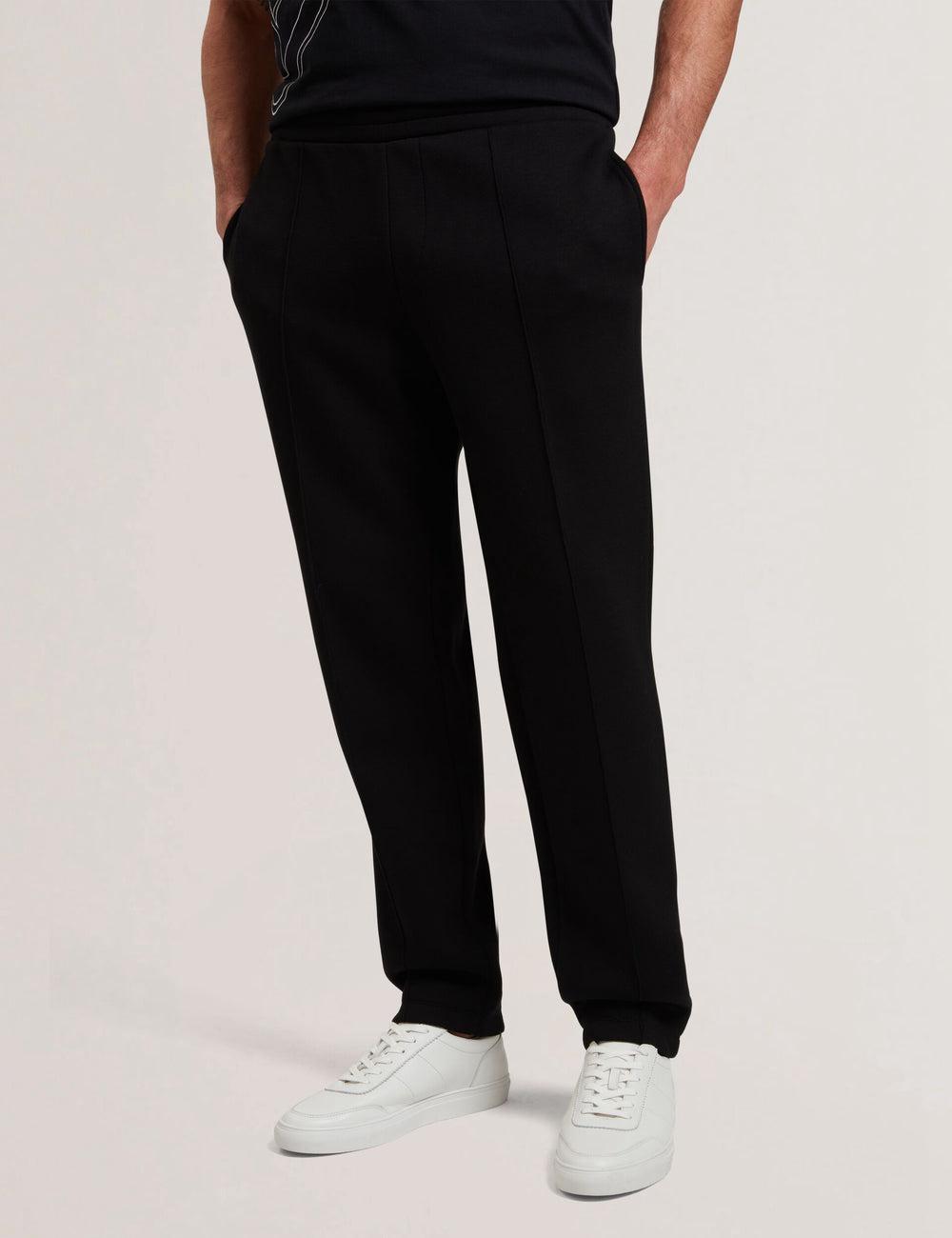 Men Ted Baker UAVER Slim Fit Neoprene Joggers Black | Egypt  INMCV-0495