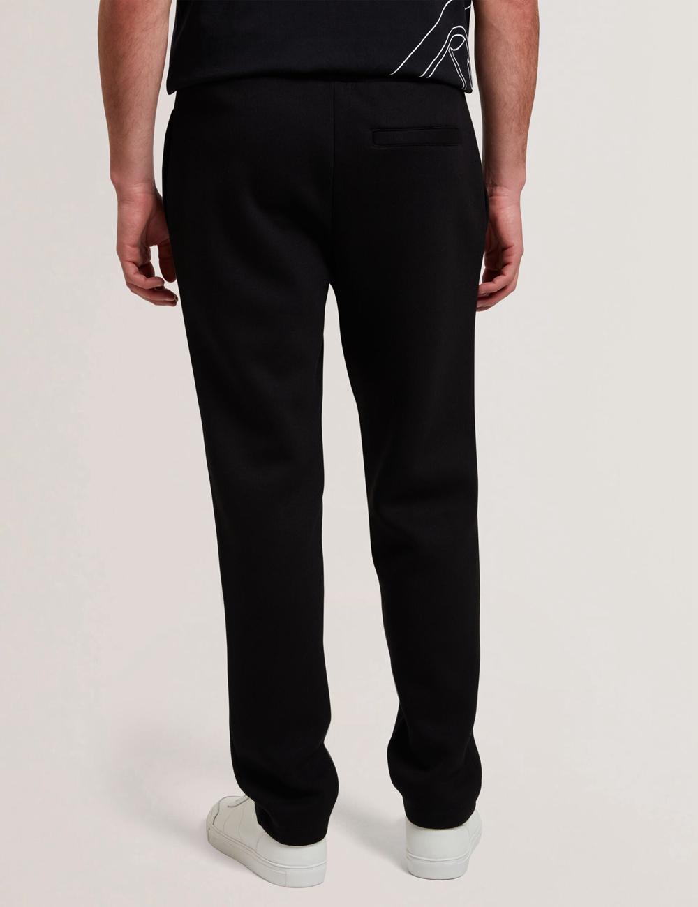 Men Ted Baker UAVER Slim Fit Neoprene Joggers Black | Egypt  INMCV-0495