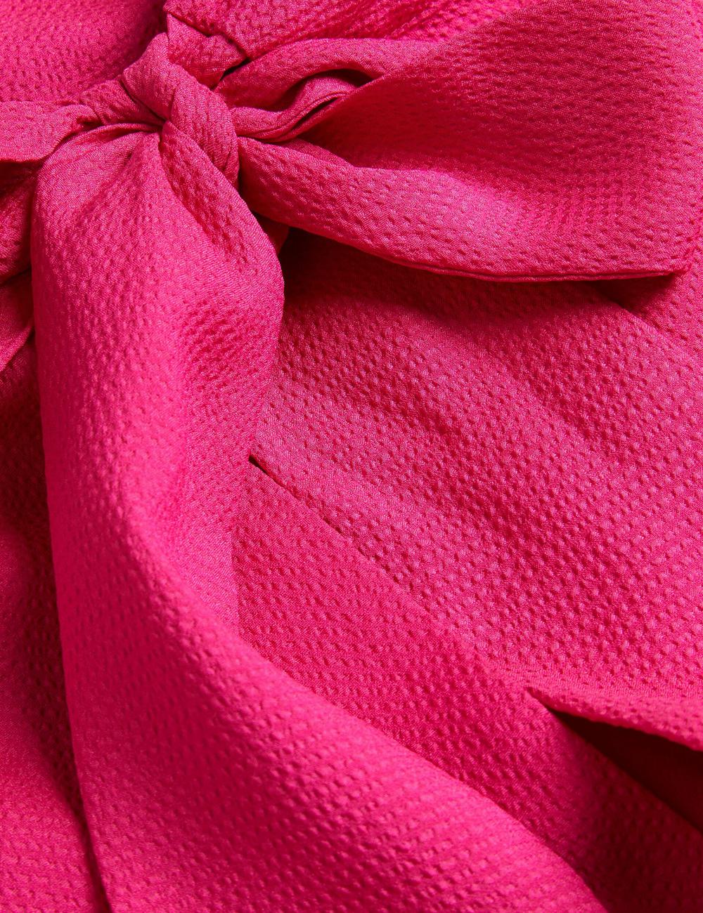 Women Ted Baker ANINI - Textured High Neck Sleeveless Top Blouses Fuchsia | Egypt  YRDAO-6427