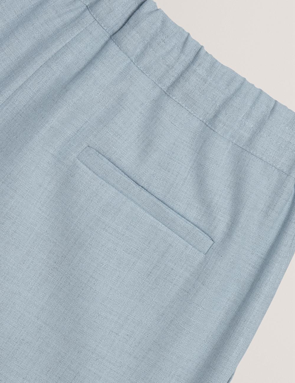 Women Ted Baker BALLIA - Elasticated Waist Tailored Tapered Trousers Blue | Egypt  NKIGT-7058