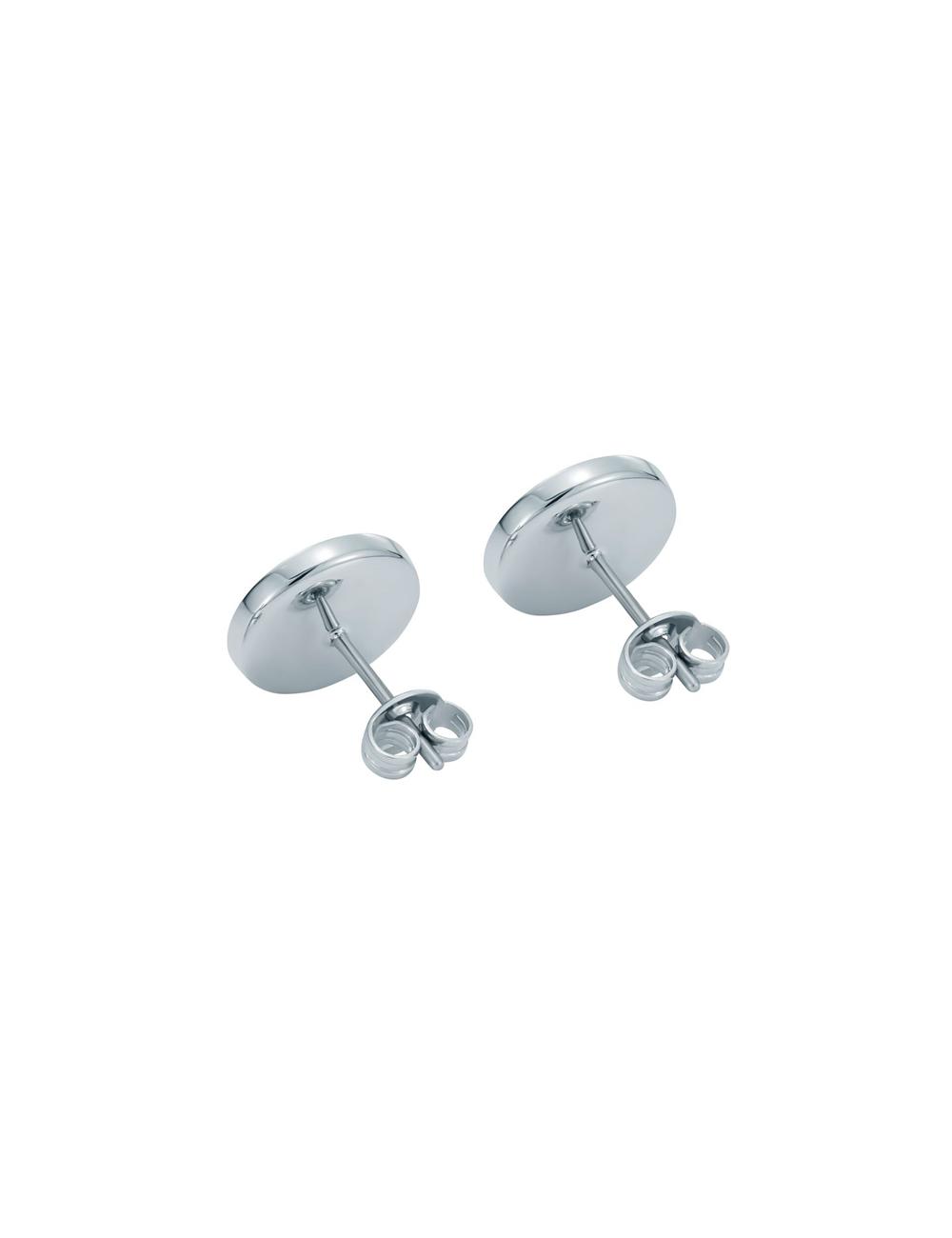 Women Ted Baker CHERELLE - Branded Crystal Button Stud Earrings Silver | Egypt  UFMLH-6392