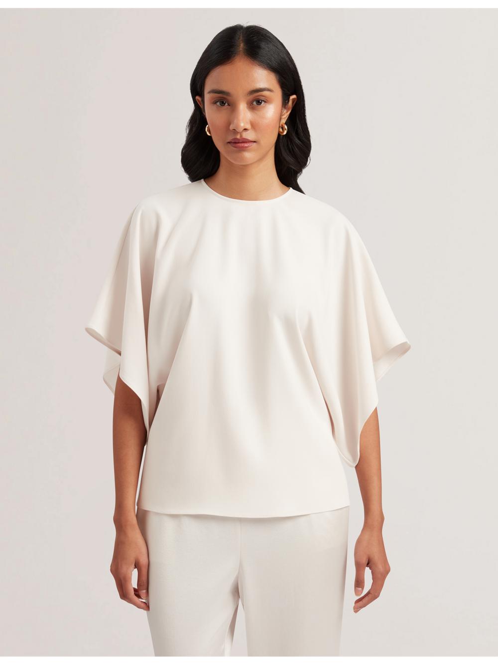 Women Ted Baker CHERIKA Blouses Ivory | Egypt  BCVXN-5137