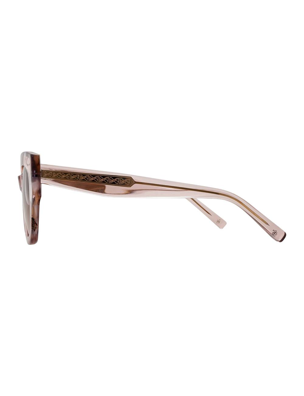 Women Ted Baker CORAL - Chunky Cat Eye Acetate Sunglasses Pink | Egypt  WKEGX-1985