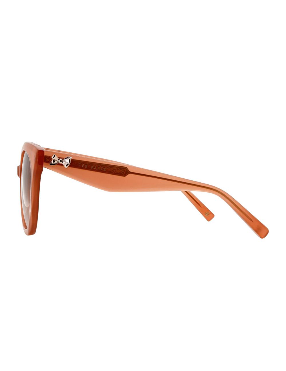 Women Ted Baker ELEN - Oversized Cat Eye Bow Detail Sunglasses Rose Pink | Egypt  LYPGV-5763