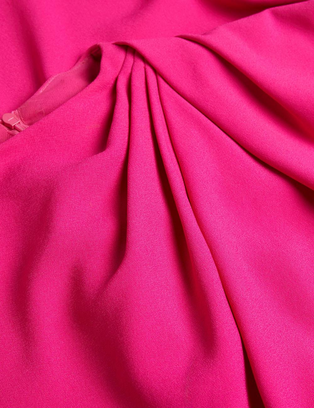 Women Ted Baker EREAS - Drape Neckline Cap Sleeve Maxi Dresses Pink | Egypt  MSRGK-3480