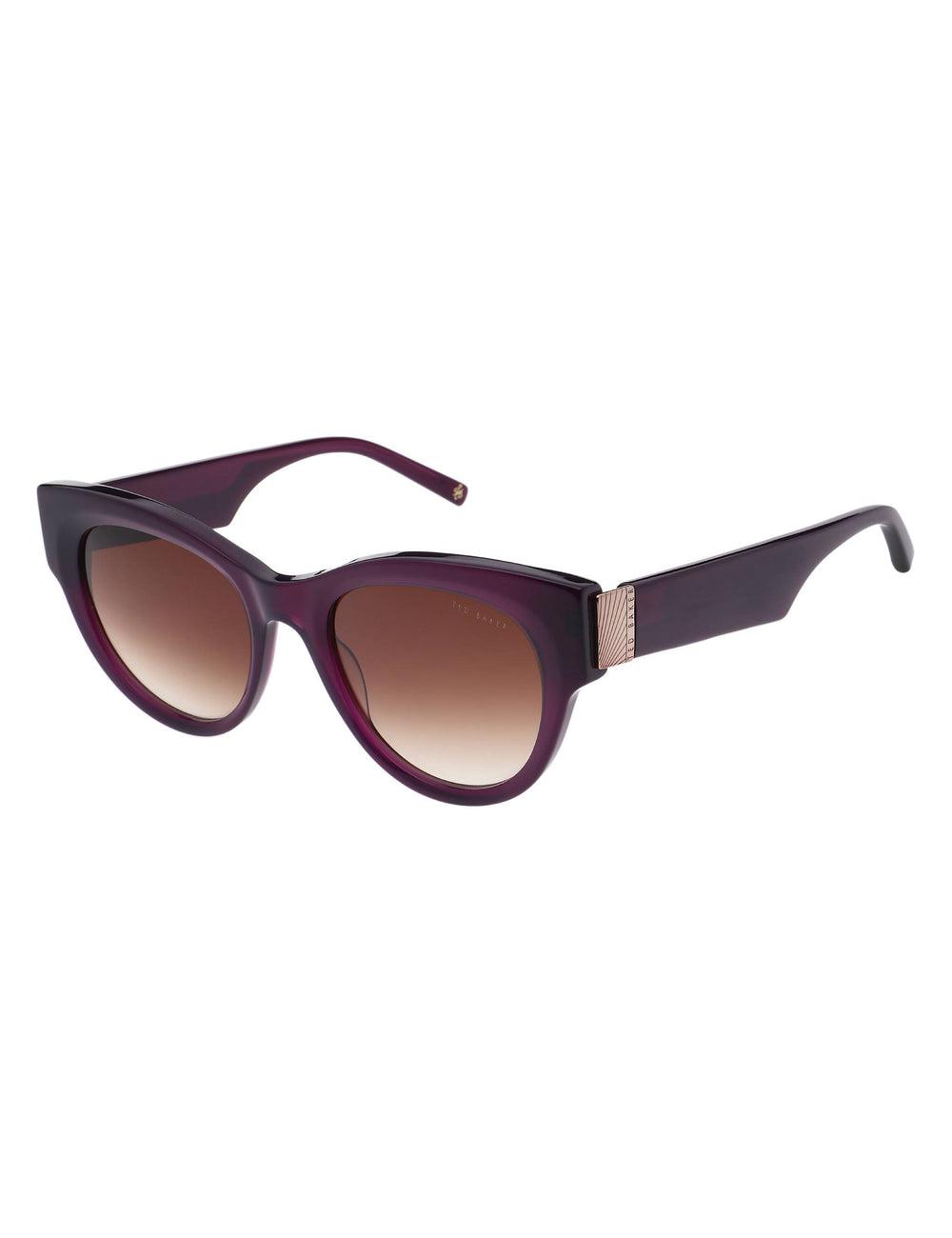Women Ted Baker FARAH - Hardware Detail Cat Eye Sunglasses Plum | Egypt  KTWEI-4312