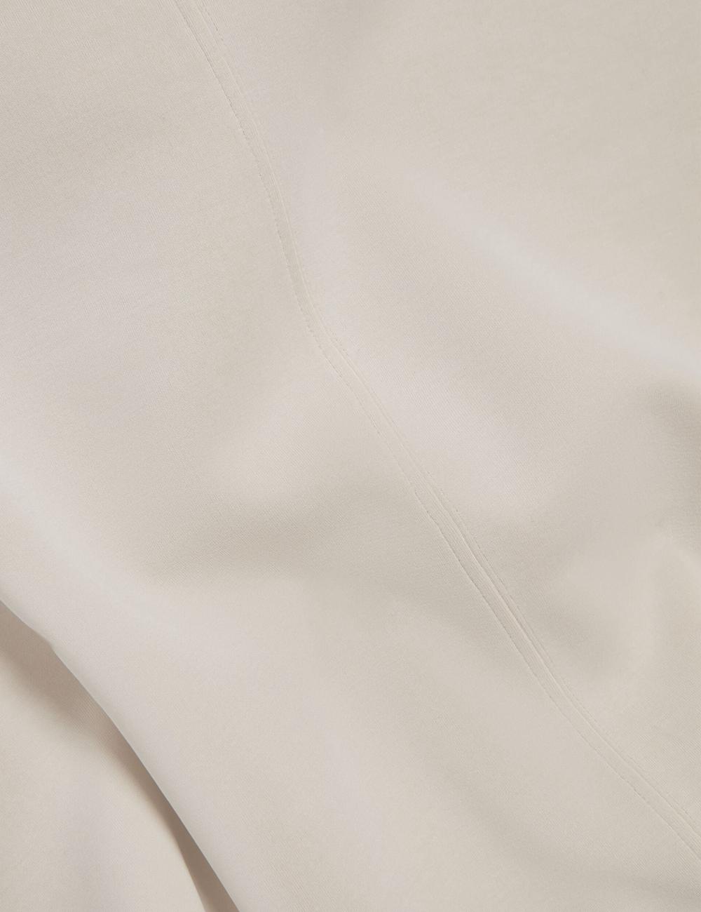 Women Ted Baker HALIYY - Funnel Neck Boxy Short Sleeve Sweatshirts Ivory | Egypt  VASON-6845