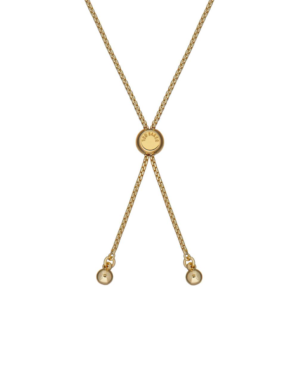 Women Ted Baker INELA - Island Pearl Bead Adjustable Bracelets Gold | Egypt  OXHLN-6148