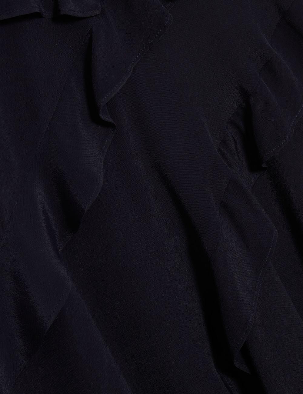 Women Ted Baker JOJII - Frill Trim Angel Sleeve Mini Dresses Navy | Egypt  WCTPL-3087