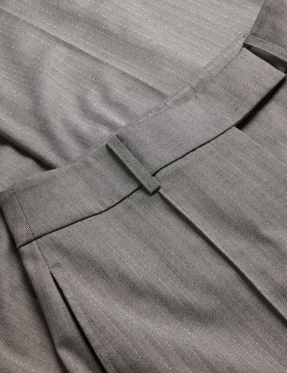 Women Ted Baker KOAT - Herringbone Wide Leg Tailored Trousers Dk-Grey | Egypt  NJVFU-6384