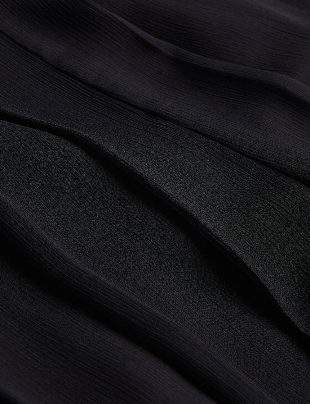 Women Ted Baker KOKUTO - Chiffon Pleated Wide Leg Palazzo Trousers Black | Egypt  IABMQ-2417