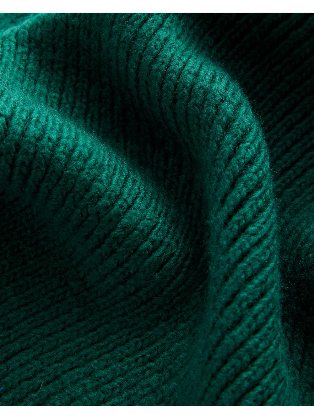 Women Ted Baker LIDIIES - Ribbed Wool Blend Knitted Scarves Dk-Green | Egypt  EWDRT-6041