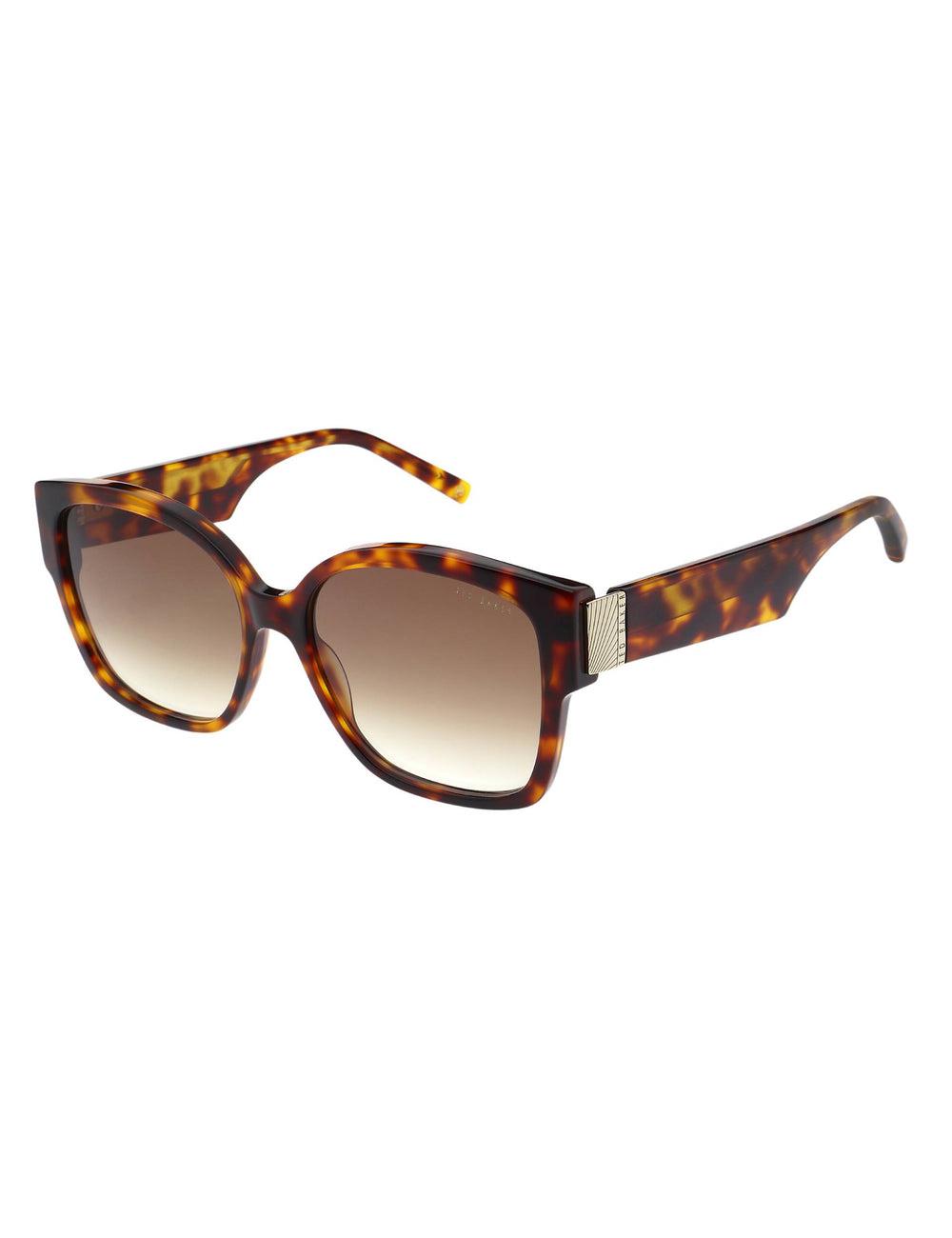 Women Ted Baker LINIA - Oversized Square Hardware Detail Sunglasses Brown | Egypt  HLXJO-4362
