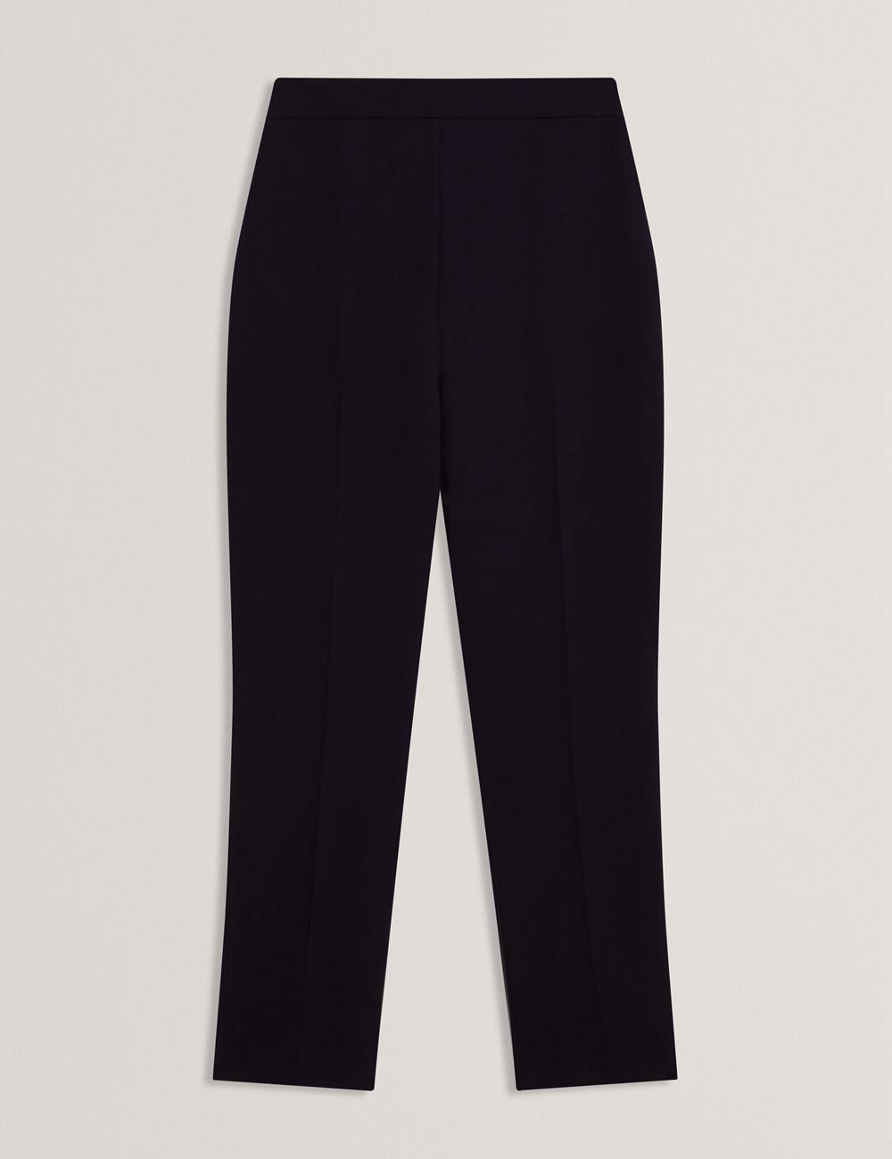 Women Ted Baker MANABTL - High Waist Tapered Leg Tailored Trousers Navy | Egypt  HSFBL-2906