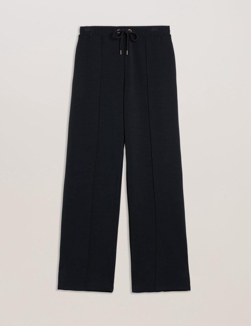 Women Ted Baker NOWELLL - Straight Leg Joggers With Split Hem Joggers Black | Egypt  JNVZM-1420