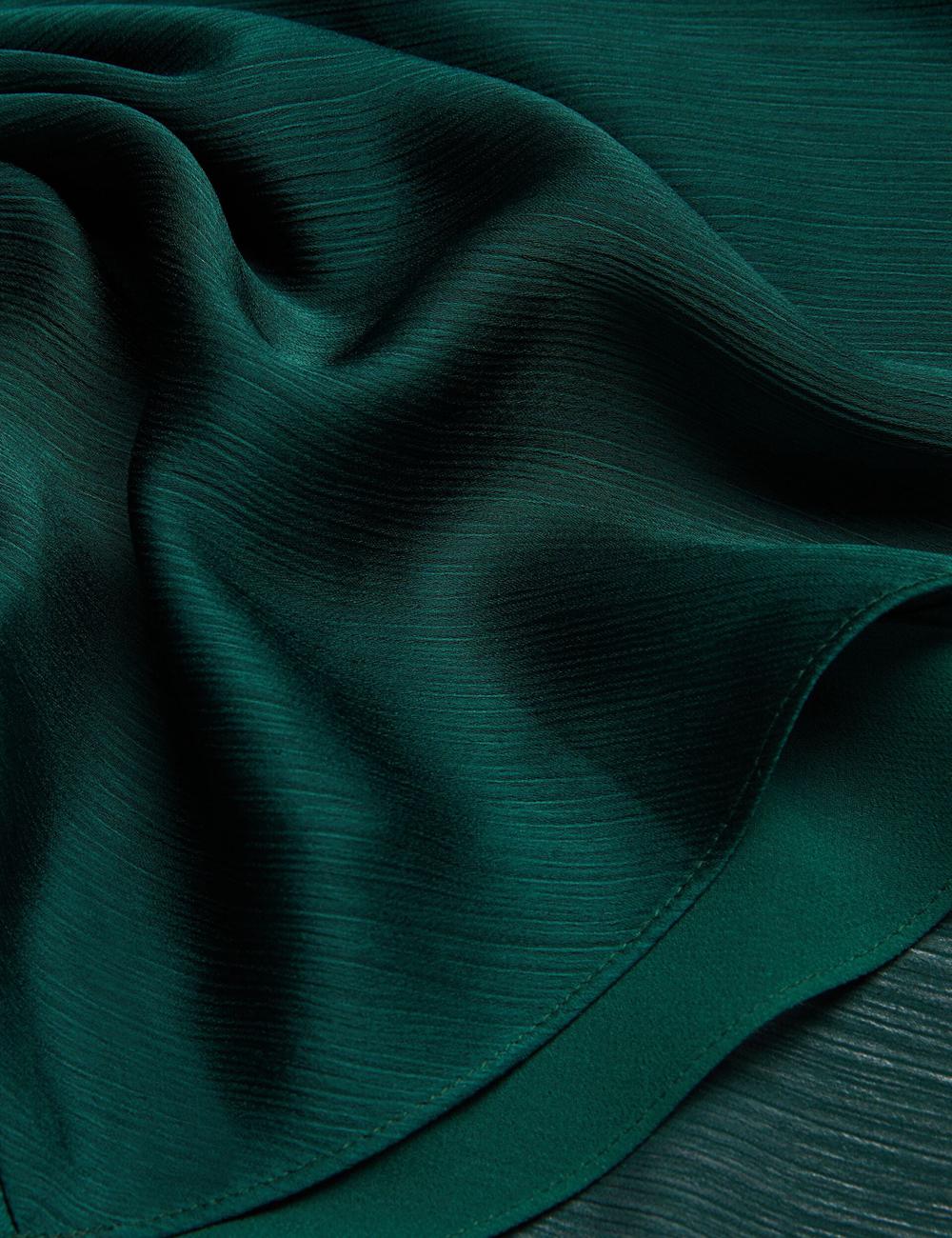 Women Ted Baker RIMINI - Chiffon Drape Neck Detail Maxi Dresses Dk-Green | Egypt  RSQZO-2590