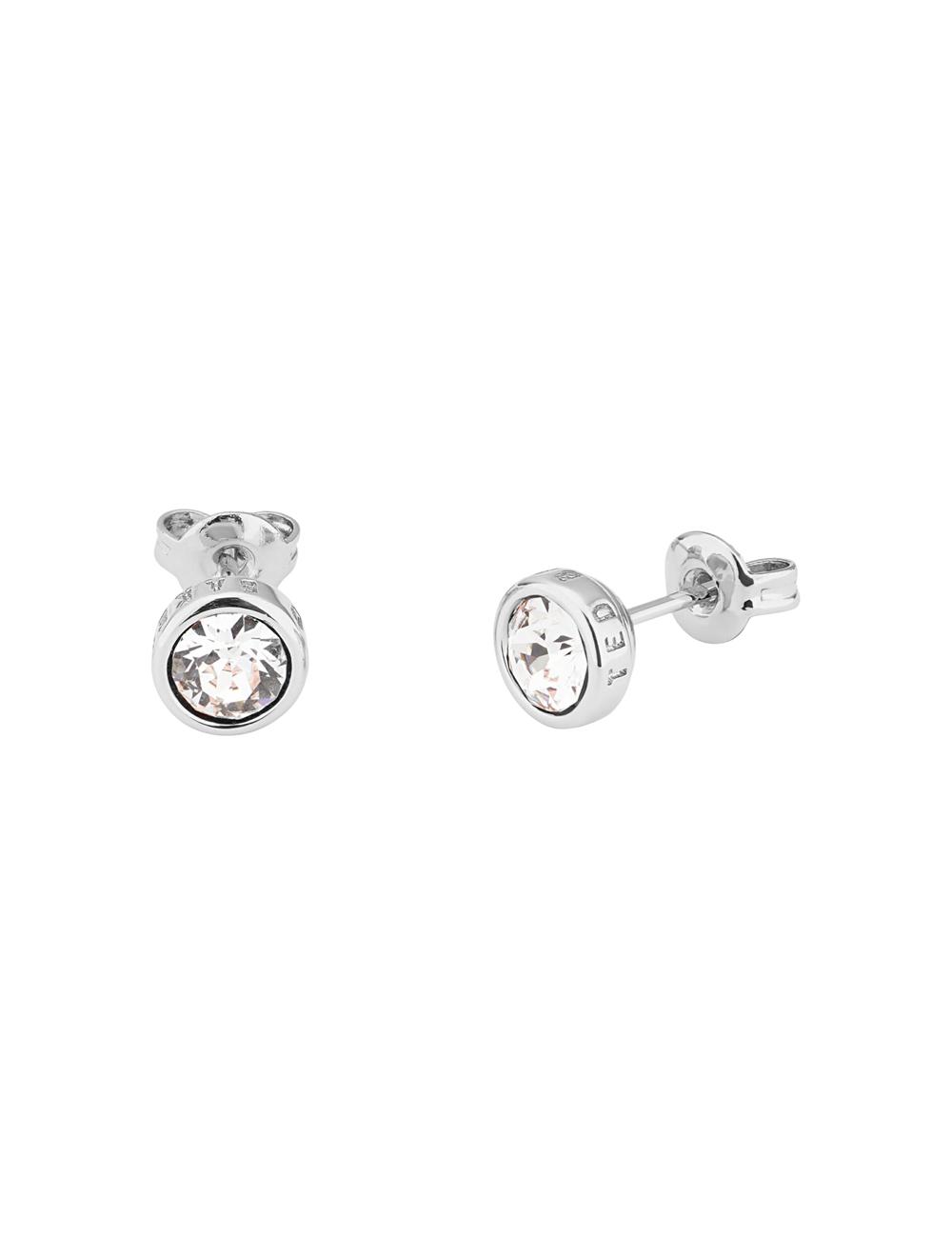 Women Ted Baker SINAA - Solitaire Crystal Stud Earrings Silver | Egypt  BJPOL-3802