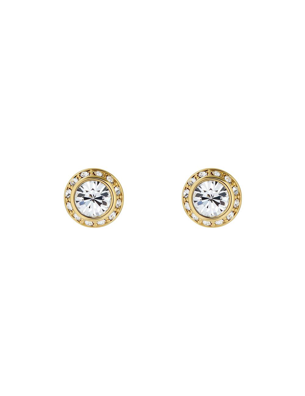 Women Ted Baker SOLETIA - Solitaire Sparkle Crystal Stud Earrings Gold | Egypt  UCYLA-1582