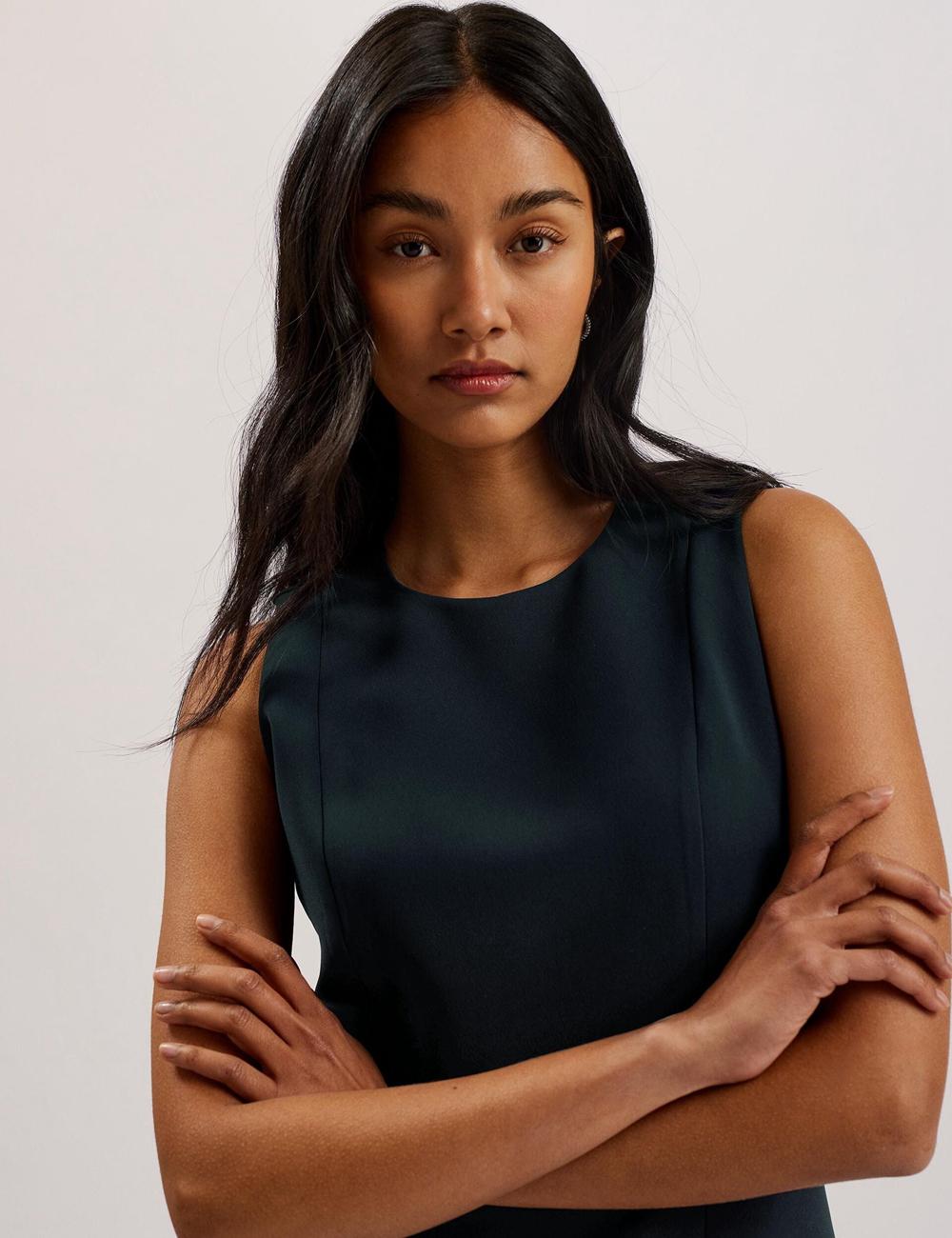 Women Ted Baker SORRAL - Line Tailored Mini Dresses Black | Egypt  ROUHY-8423