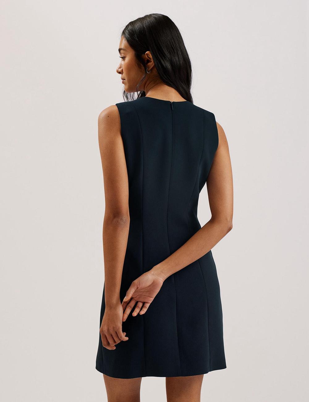 Women Ted Baker SORRAL - Line Tailored Mini Dresses Black | Egypt  ROUHY-8423