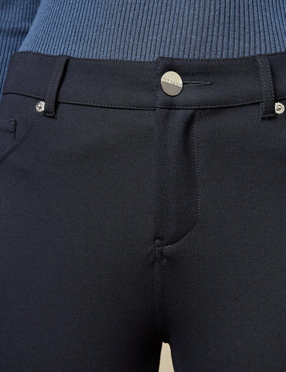 Women Ted Baker STRENTI - Skinny Fit Zip Cuff Jeggings Dk-Blue | Egypt  FKOMW-6450