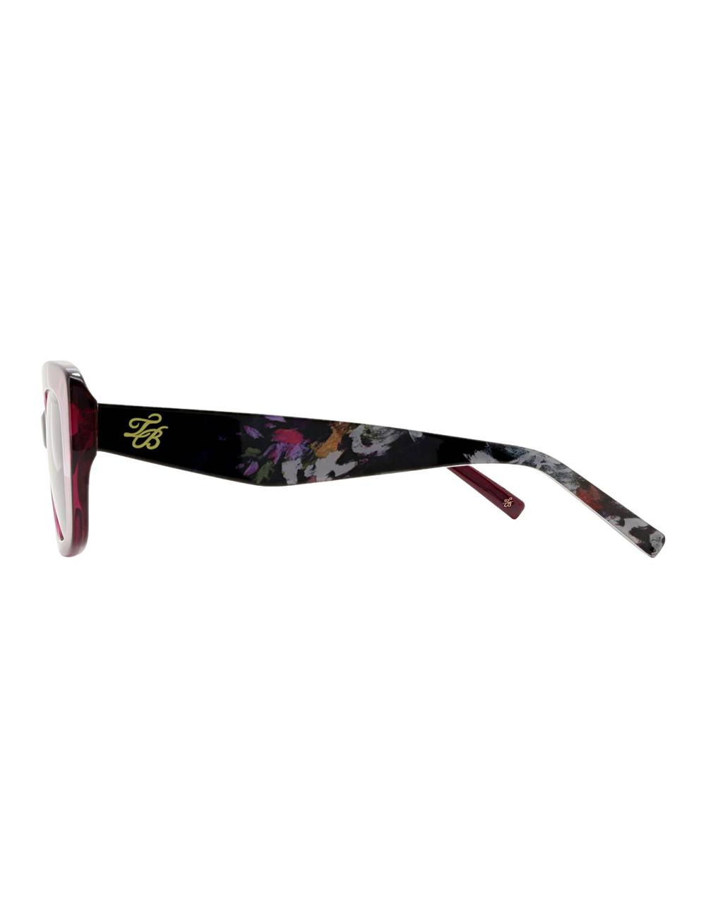 Women Ted Baker SUMMER - Print Detail Chunky Wrap Sunglasses Purple | Egypt  FAREQ-9347