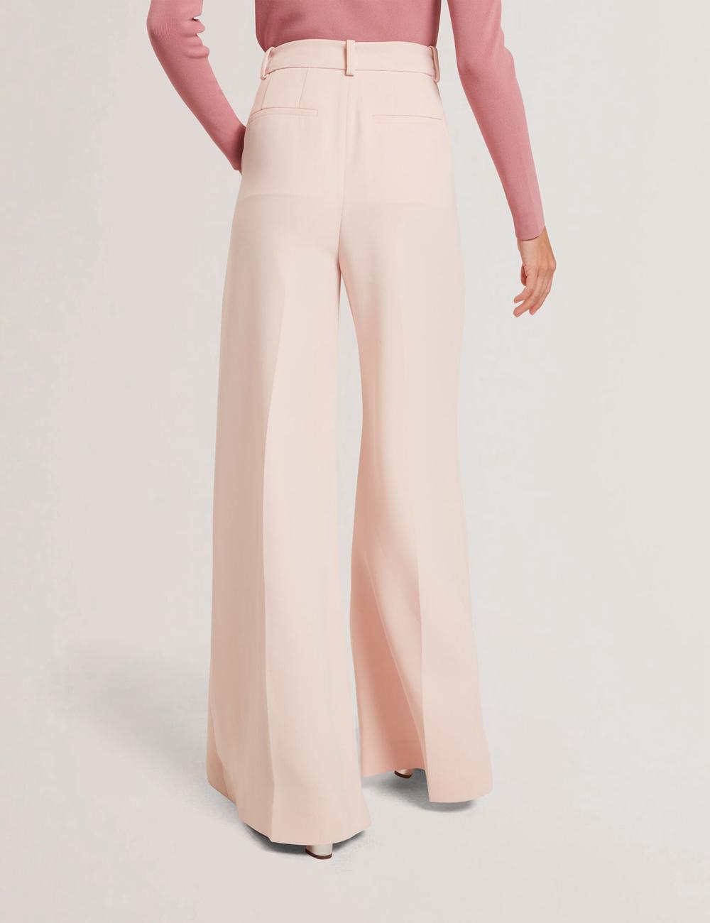Women Ted Baker TRAGAT - Ultra Wide Leg Woven Tailored Trousers Pink | Egypt  KULZY-3125