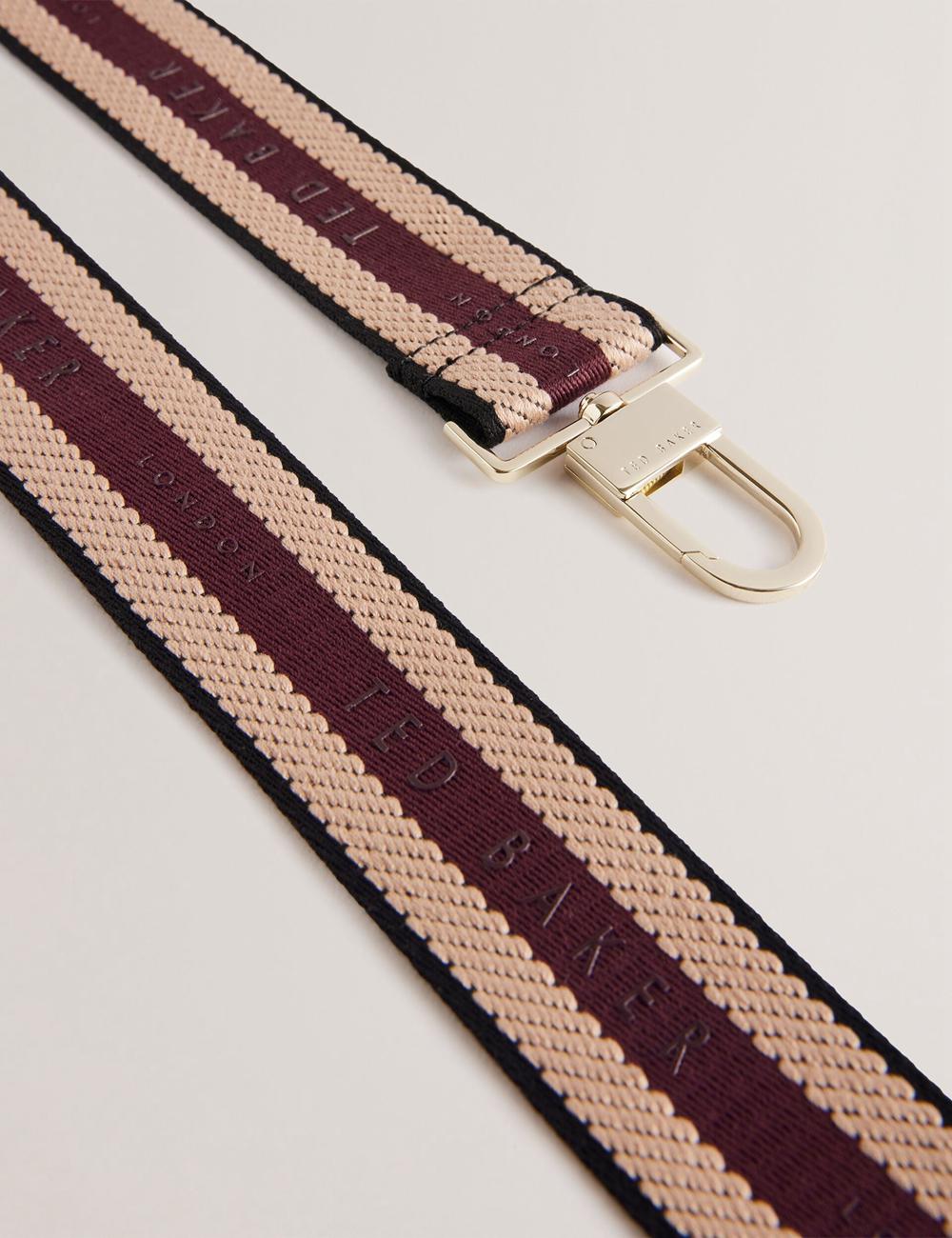 Women Ted Baker WEBBII - Branded Webbing Detachable Bag Straps Purple | Egypt  OZDAU-2096